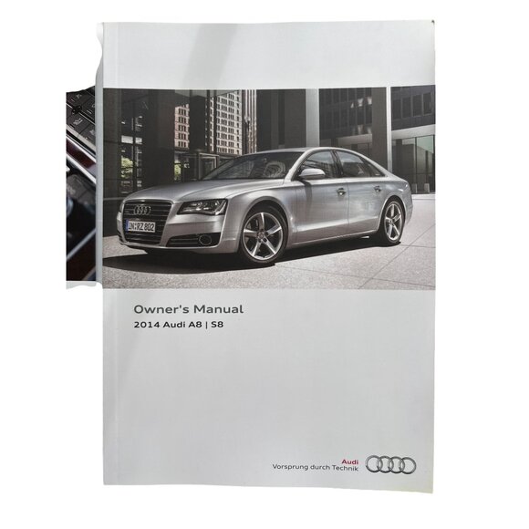 2014 Audi A8 S8 Owners Manual Set With MMI Navigation Plus & Quick Reference Gui - Picture 3 of 6
